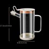 1pc Oil Bottle; Glass Oil Dispenser With Handle; Glass Storage Bottle; Kitchen Accessories - 25.4OZ